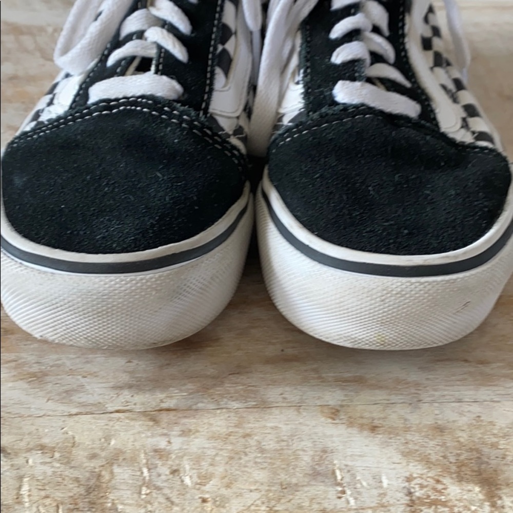 🖤🤍KIDS!! Vans Old Skool Checkerboard Sneaker/3 - Picture 6 of 8